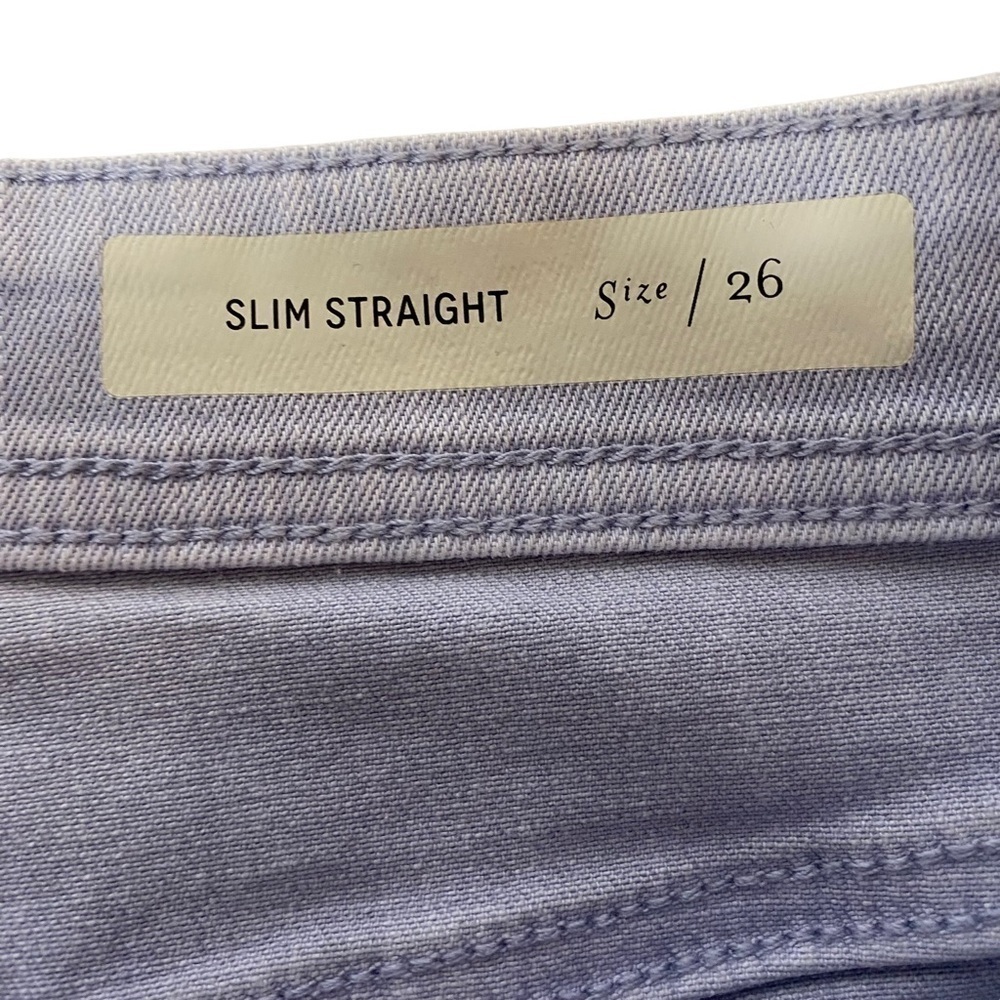 NWT Pilcro and The Letterpress Slim Straight Ankle Jeans. Size 26 Anthropologie - Picture 10 of 12